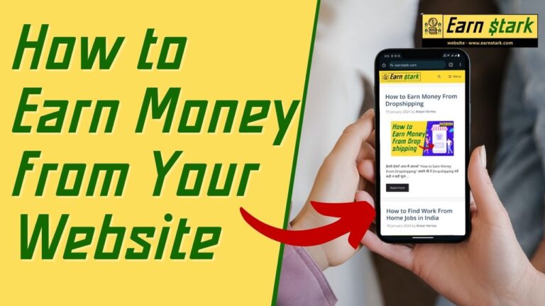 How to Earn Money from Your Website